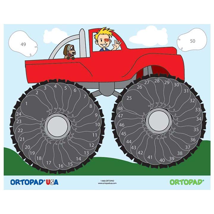 OrtopadÂ® Boys Reward Poster Pack, includes 3 posters, Rocket/Fire Truck/Monster Truck - Image 3